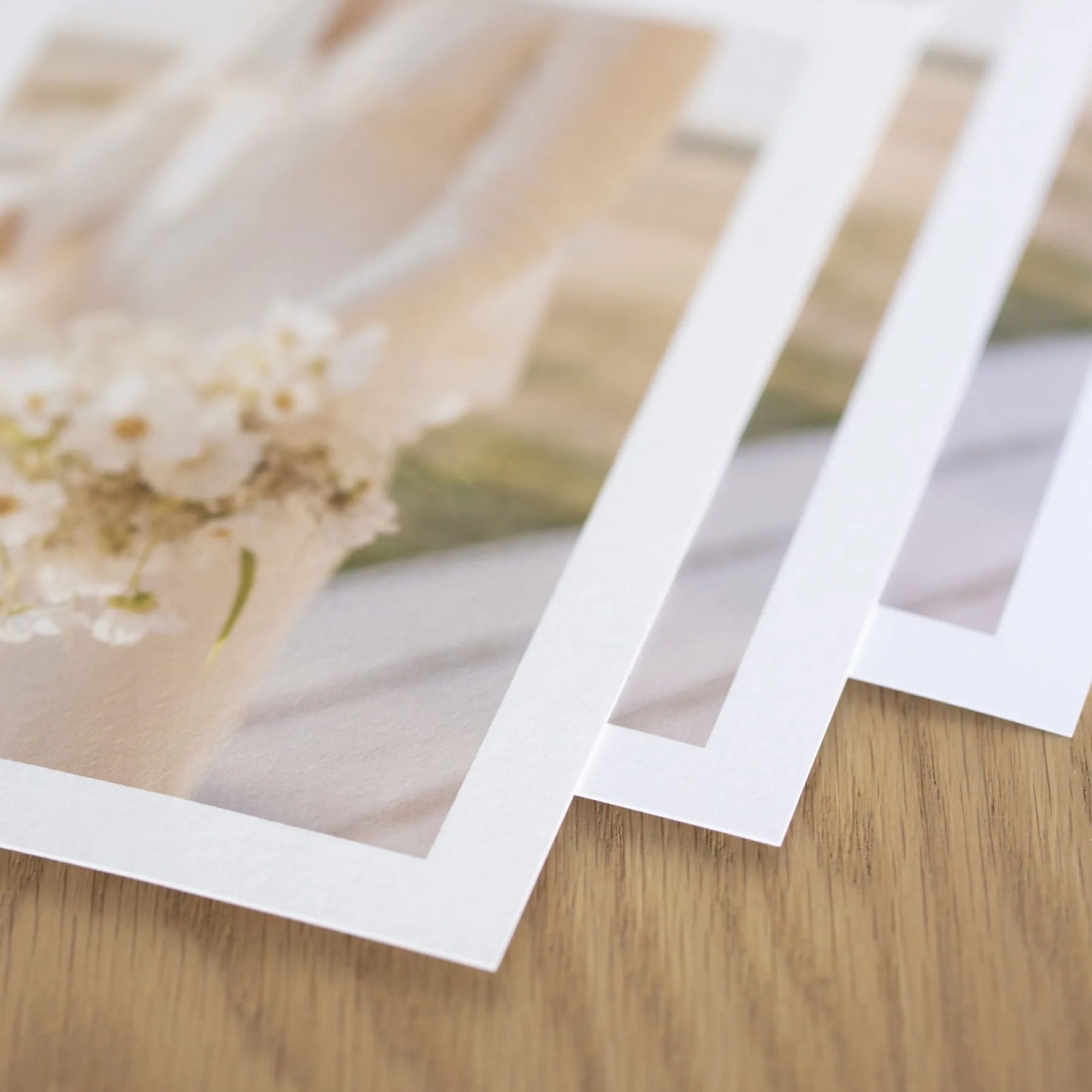 Fine art paper samples